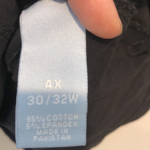 Liz & Me Black Polo Style Top 4X PLUS SIZE - Picture 3 of 11